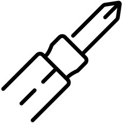 screwdriver line icon
