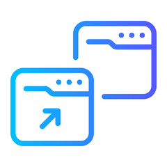 maximize gradient icon