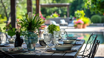 Outdoor casual dining