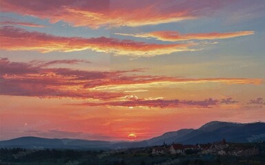 Fototapeta premium bany_sky001