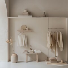 Modern design Dressing Room With Walk In Closet home interior design detail house beautiful background,home organize storage manage detail