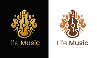 Melodic Elegance, A Sophisticated Music Logo Design
