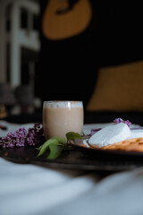 cup of coffee and chocolate