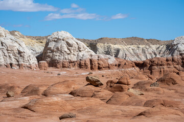 Scenery at the Toadstool Rock hiking trail - Grand Staircase Escalante National Monument Utah