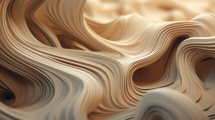 Abstract flowing fluid wavy background