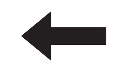 arrow left icon design illustration.