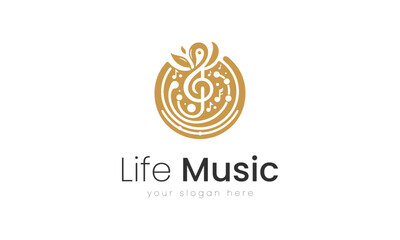 Melodic Elegance, A Sophisticated Music Logo Design