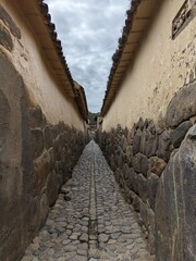 Ollantaytambo, a Quechua village in the Saced Valley of the Incas, Peru - April 2024