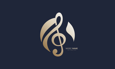 Melodic Elegance, A Sophisticated Music Logo Design