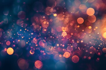 Abstract shimmering lights with a bokeh effect, perfect for backgrounds, festive designs, and adding a touch of magic to any project.

