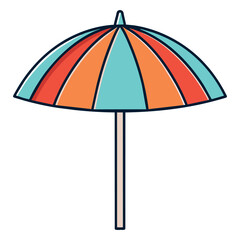 Beach umbrellas Sunny Beach Vibes