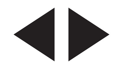  arrow right left arrow icon design illustration.