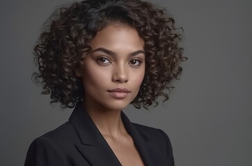portrait of a woman Elegance in Simplicity: Passport Glamour