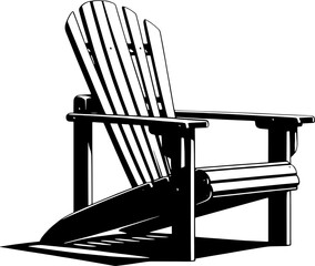 Adirondack chair icon 3