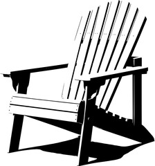 Adirondack chair icon 2