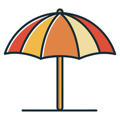 Obraz premium Beach umbrellas Sunny Beach Vibes