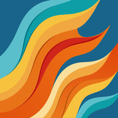 Background with 3 abstract wavy shapes abstract backgrounds