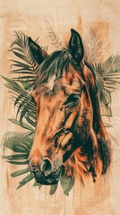 Wallpaper Horse drawing sketch horse.