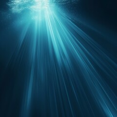 b'Underwater Ocean Sunlight Rays Background'