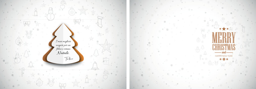 Biglietto di auguri di Natale aziendale