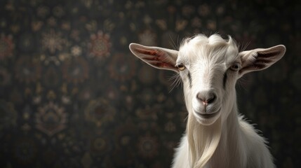 Fototapeta premium Goat image background for Eid al Adha muslim celebration day