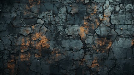 b'Blue cracked stone texture background'