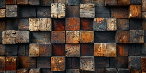 Rustic Wood Plank Background Texture