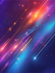 Fototapeta premium abstract background with glowing lights