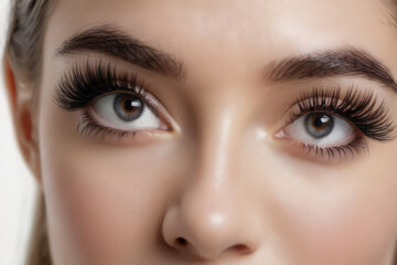 Naklejka premium close up portrait of woman