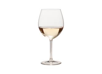 A glass of wine isolated on transparent background