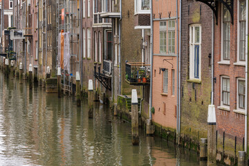 Die Stadt Dordrecht in den Niederlande