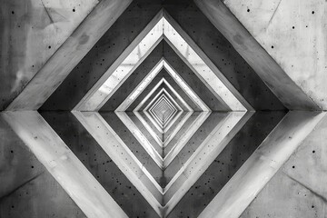 Geometric Patterns in a Documentary Photography style, capturing the essence of symmetry and structure.