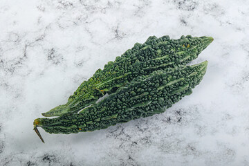 Raw green exotic Bitter melon