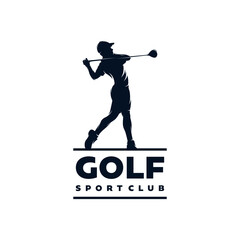 Golf sport logo vector design