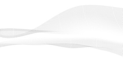 3D Dots Waves Pattern Gradient Curve Background