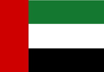 United arab emirates flag illustrator country flags