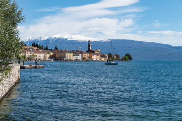 Salò, Brescia, a city of the Garda Lake, Italy