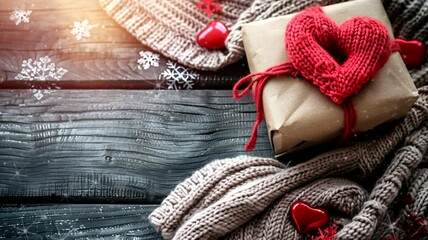 Scene of gift box illustration, animated illustration motion video repeating 4k