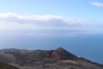 Crater in Funcaliente on the canary island La Palma