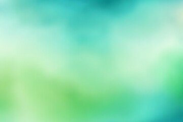 Abstract gradient smooth Blurred Watercolor Blue And Green background image