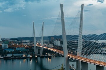 Golden Bridge in Vladivostok