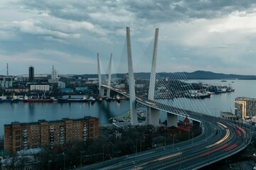Golden Bridge in Vladivostok