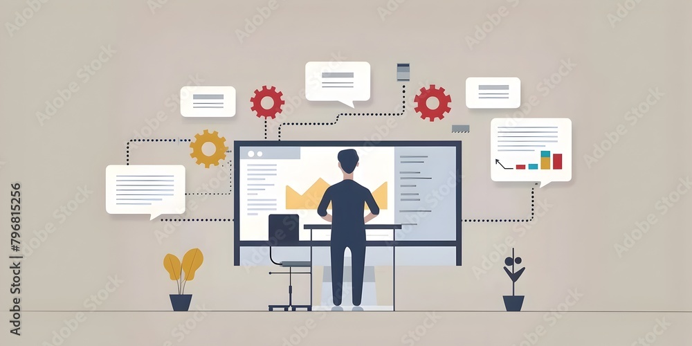 Poster industry professional streamlining workflows with innovative software and systems