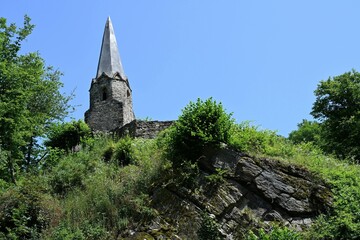 Kirchenburgruine Gossam, Österreich, 06.07.2023