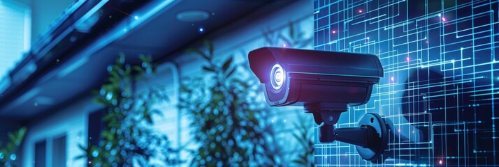 Cutting-edge house security: innovative surveillance for modern homes.
