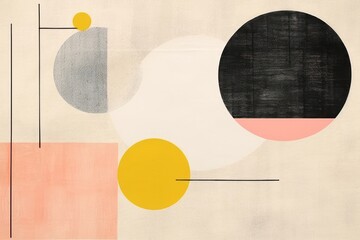 Japan art abstract painting.