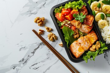 Optimize your daily meals with a blend of local and international cuisine, using a streamlined meal schedule and organic delivery to enhance nutrition and meal planning.