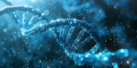 Glowing DNA Strand Highlights Areas of Interest for Chronic Disease and Cancer Treatment Studies
