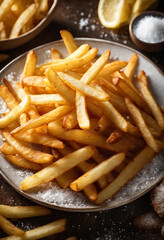 french fries in a plate