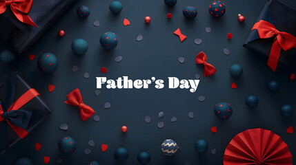 Happy father's day design background - 796841237